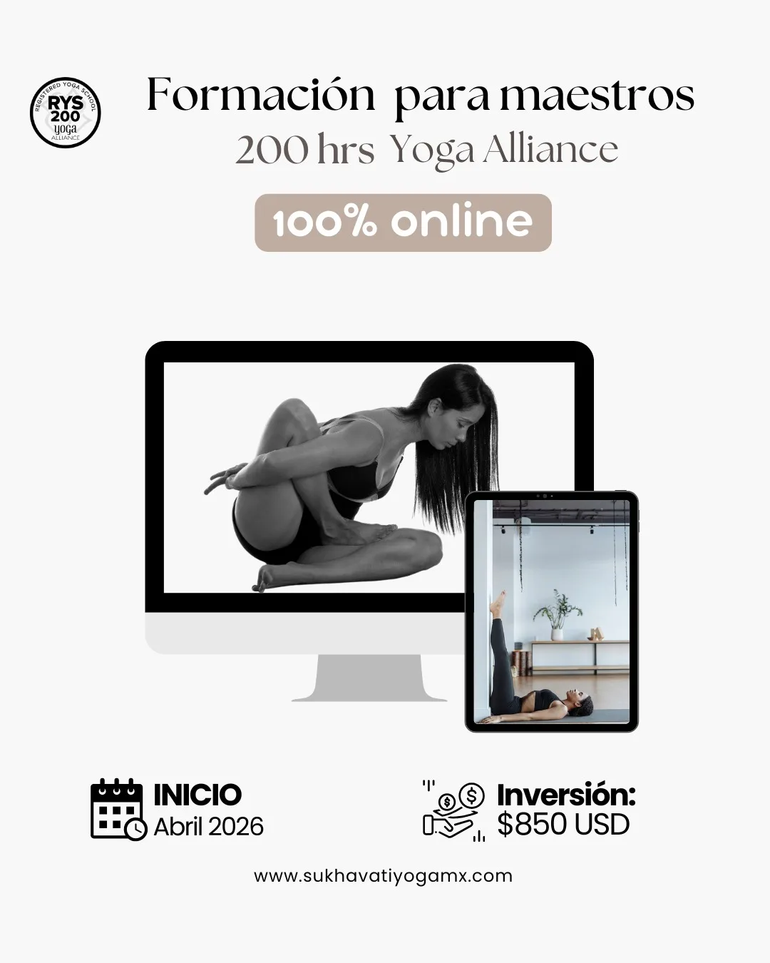 200 horas, Abril 2025, online, usd