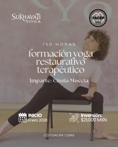 formación yoga restaurativo terapéutico, con Cinzia Moccia